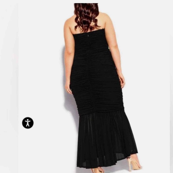 City Chic Maxi Natalia Dress- Size 20 - Picture 2 of 5